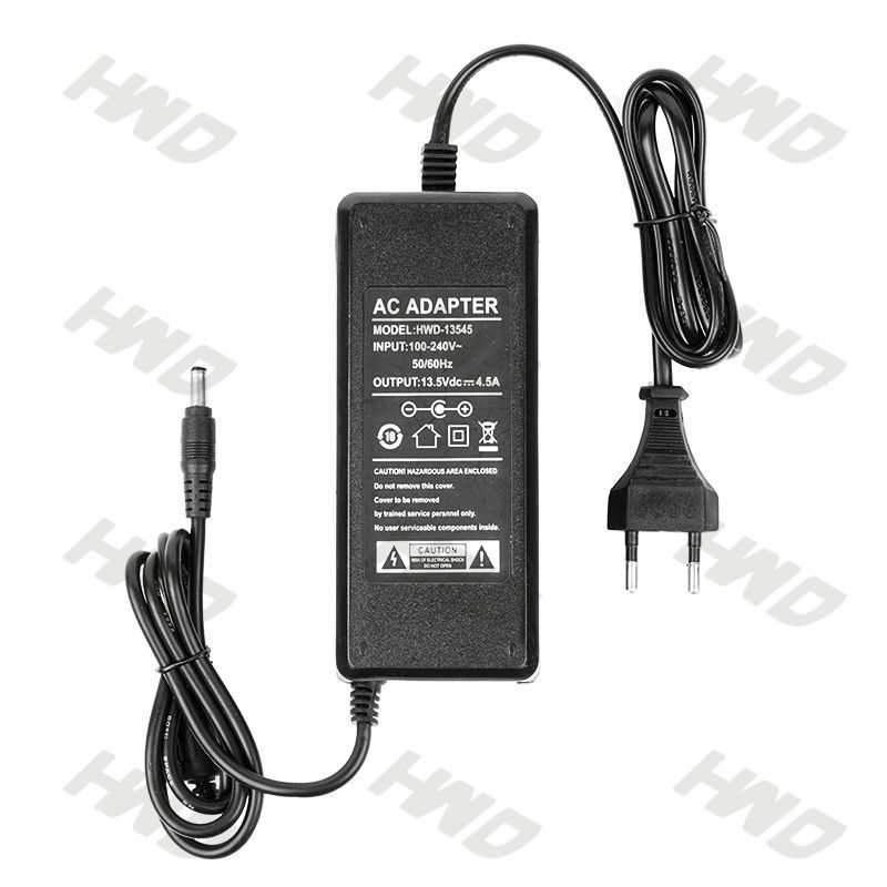 Adaptador de corriente de escritorio AC DC fuente de alimentación 12V 5A Adaptador de corriente de conmutación para impresora de proyector UE