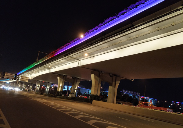 Phase One of the Lighting Project along Ouhaidao Avenue