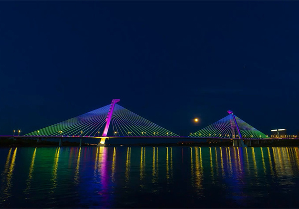 Ordos City Kangbashi New District Ulanmulun River No. 4 Bridge Lighting Project