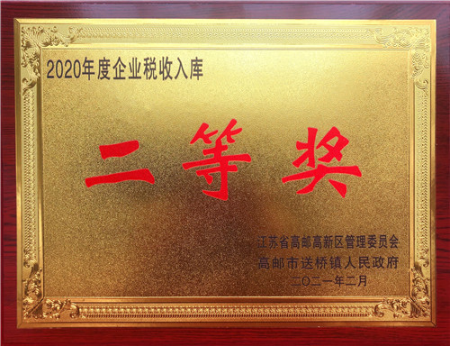 税收入库二等奖