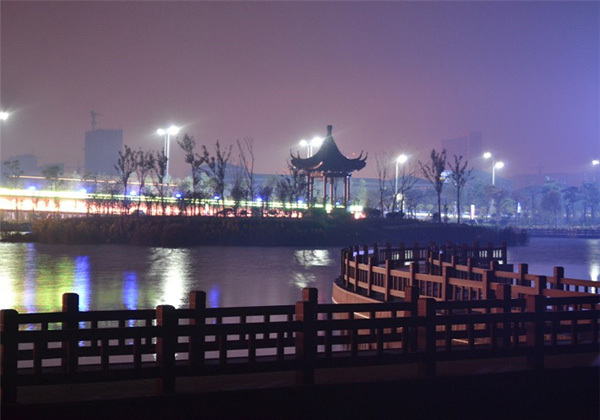 Lianyungang Qingkou River Bridge Lighting Project 2