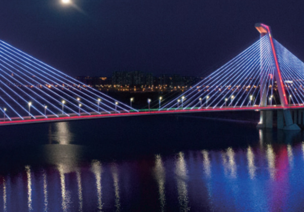 Ordos Kangbashu Wulanmulun River No. 4 Bridge Lighting Project