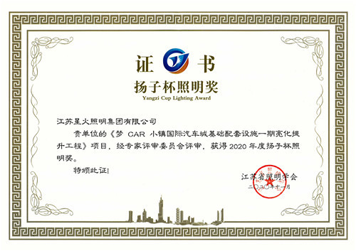 Yangtze Cup Lighting Award