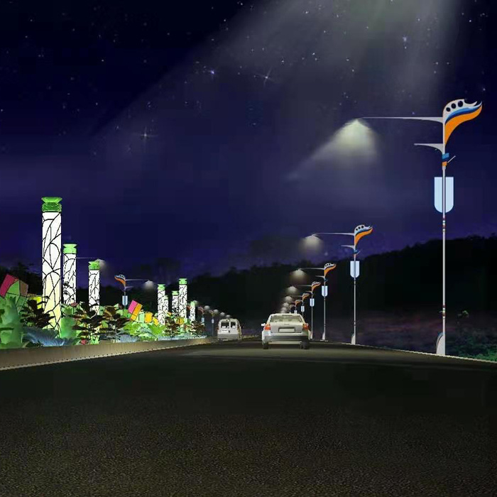 Excellent Award - Smart Streetlight Design in Yunnan Dai Ethnic Area