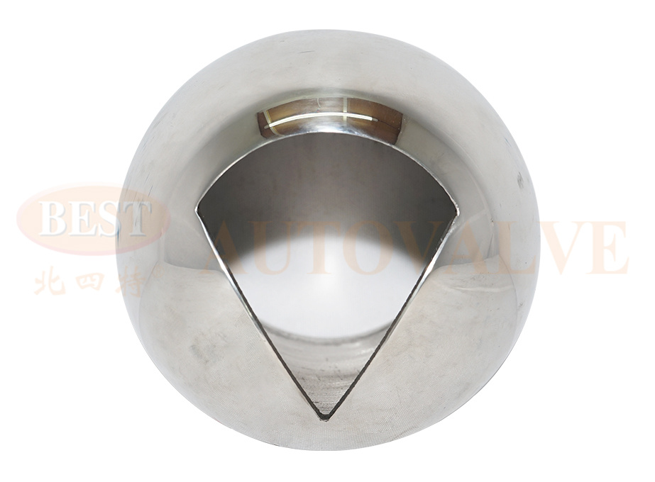 The flow characteristics of the V-type ball valve are the relationship between the relative flow of the medium flowing through the hard sealed ball valve and its opening under the condition