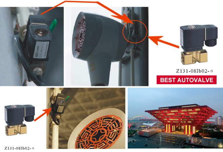 2010 Shanghai Expo used our company's Z131&Z111 series solenoid valves