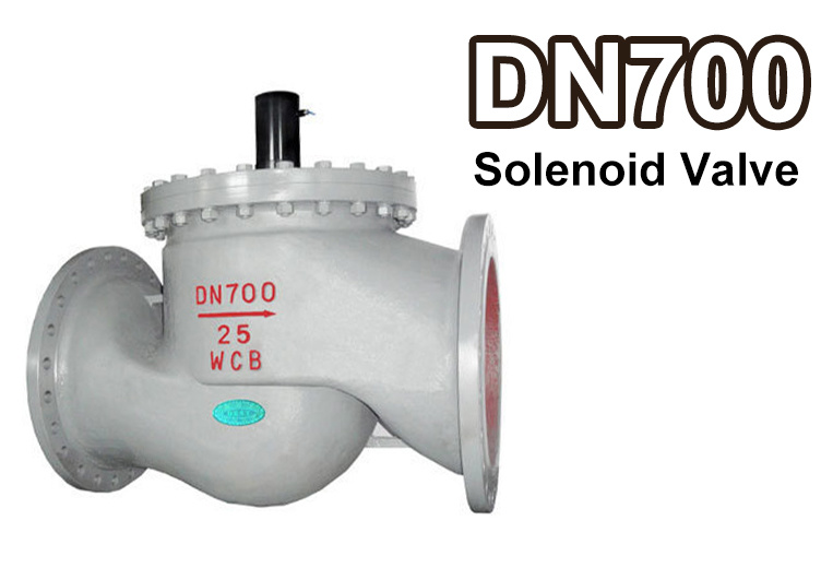 Our company provides DN700 solenoid valve for national key projects in China