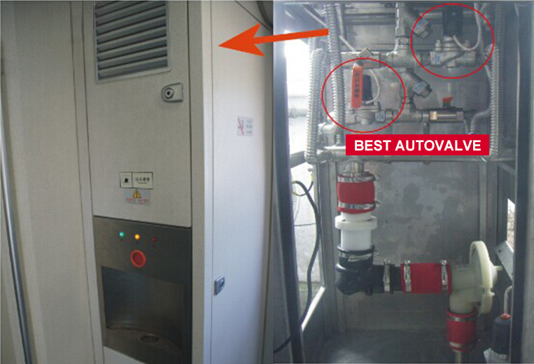 China's bullet train high-speed railway  Z101 series solenoid valves of our company are used in the boiling water furnace of China's bullet train high-speed railway