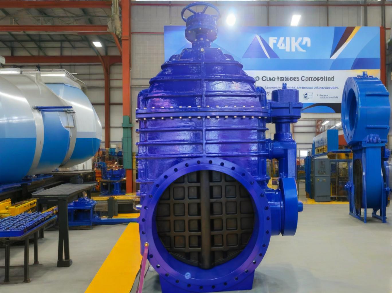 Our company supplied large-diameter gate valves to Russian customers