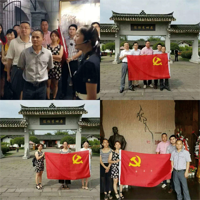 尊龙凯吋公司热烈庆祝中国共产党成立95周年党员活动