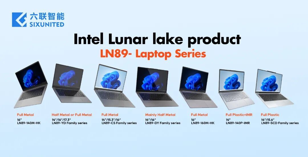 The entire Intel Lunar Lake family of SIXUNITED products debuts! Driving edge AI experience upgrades with an energy efficiency revolution!