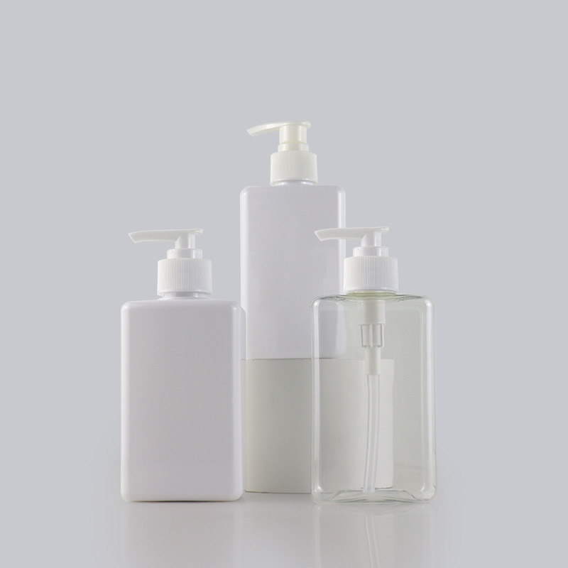 100ml 200ml 300ml 500ml square PET lotion bottle