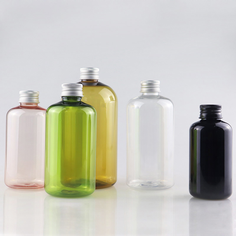 100-500ml Colored Boston round bottle with Aluminum cap
