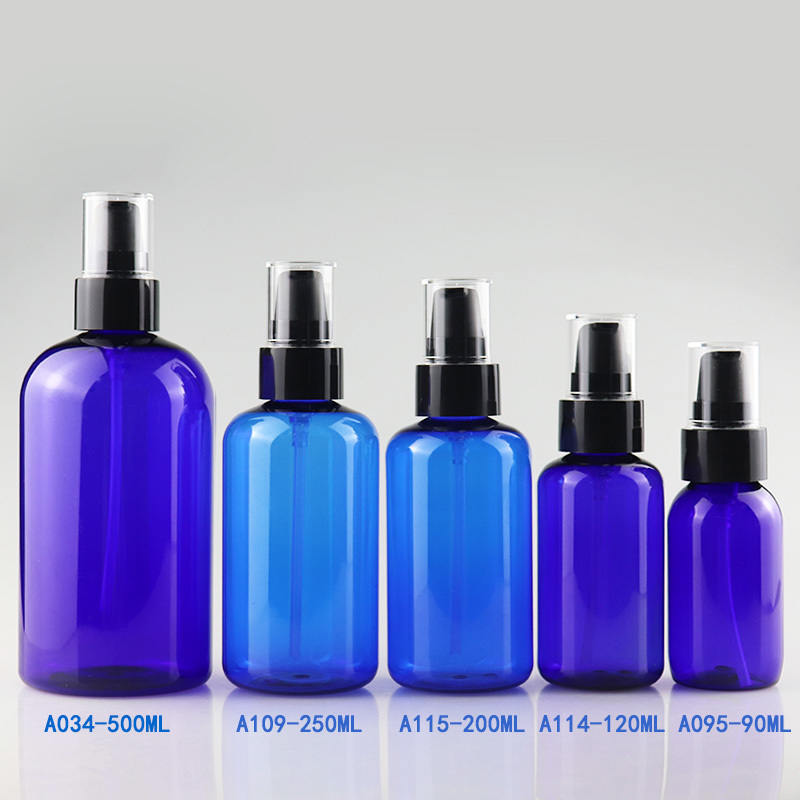 Boston bottle with lotion pump