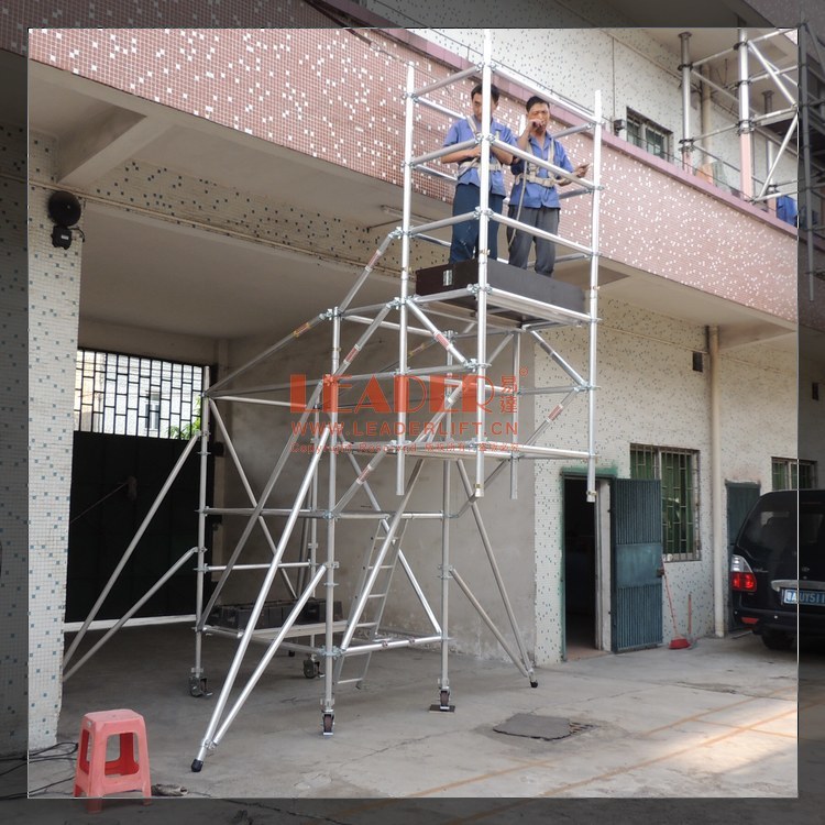 Precautions for scaffolding work