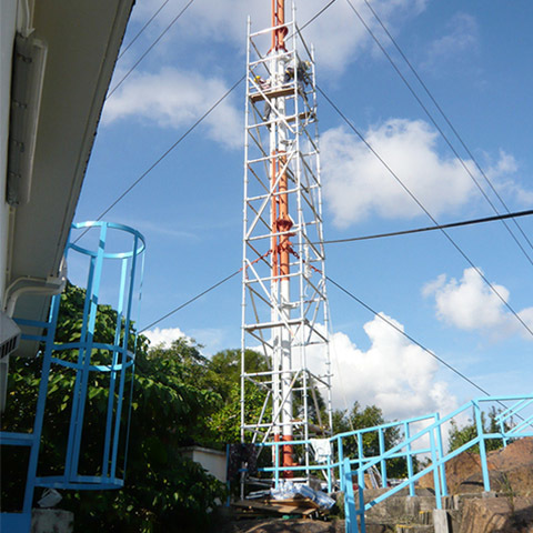 CE Certificated Aluminum ringlock mobile scaffold tower for Hong Kong Sihai Electrical And Mechanical Engineering