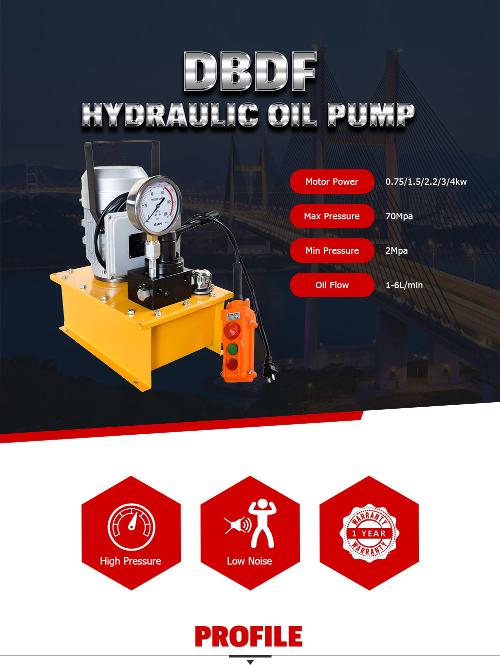 DBDF Hydraulic Oil Pump