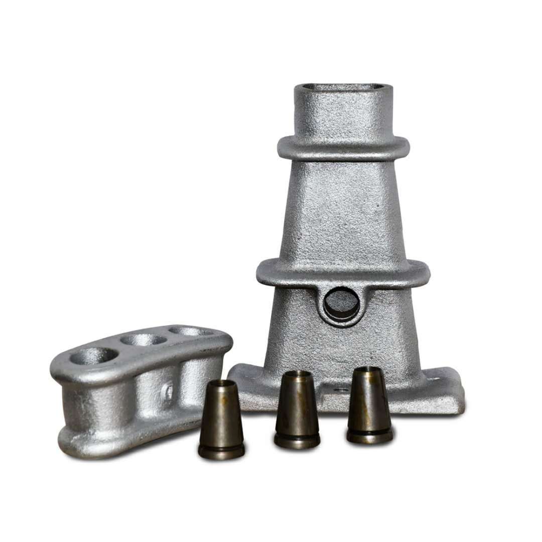 S3 S4 S5 Anchor block Prestressed Flat Shape Head Wedge for Pc Strand
