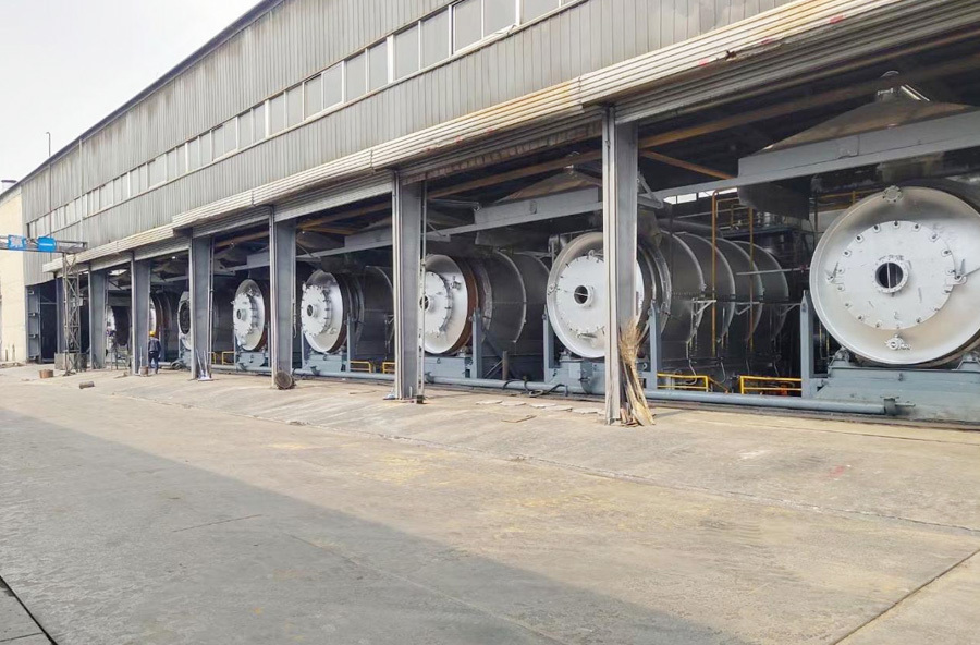 In 21st FEB 2024,our Shandong client 8 sets waste tyre pyrolysis machine instillation finished,and they will start to operate. In 21st FEB 2024,our Shandong client 8 sets waste tyre pyrolysis machine instillation finished,and they will start to operate.