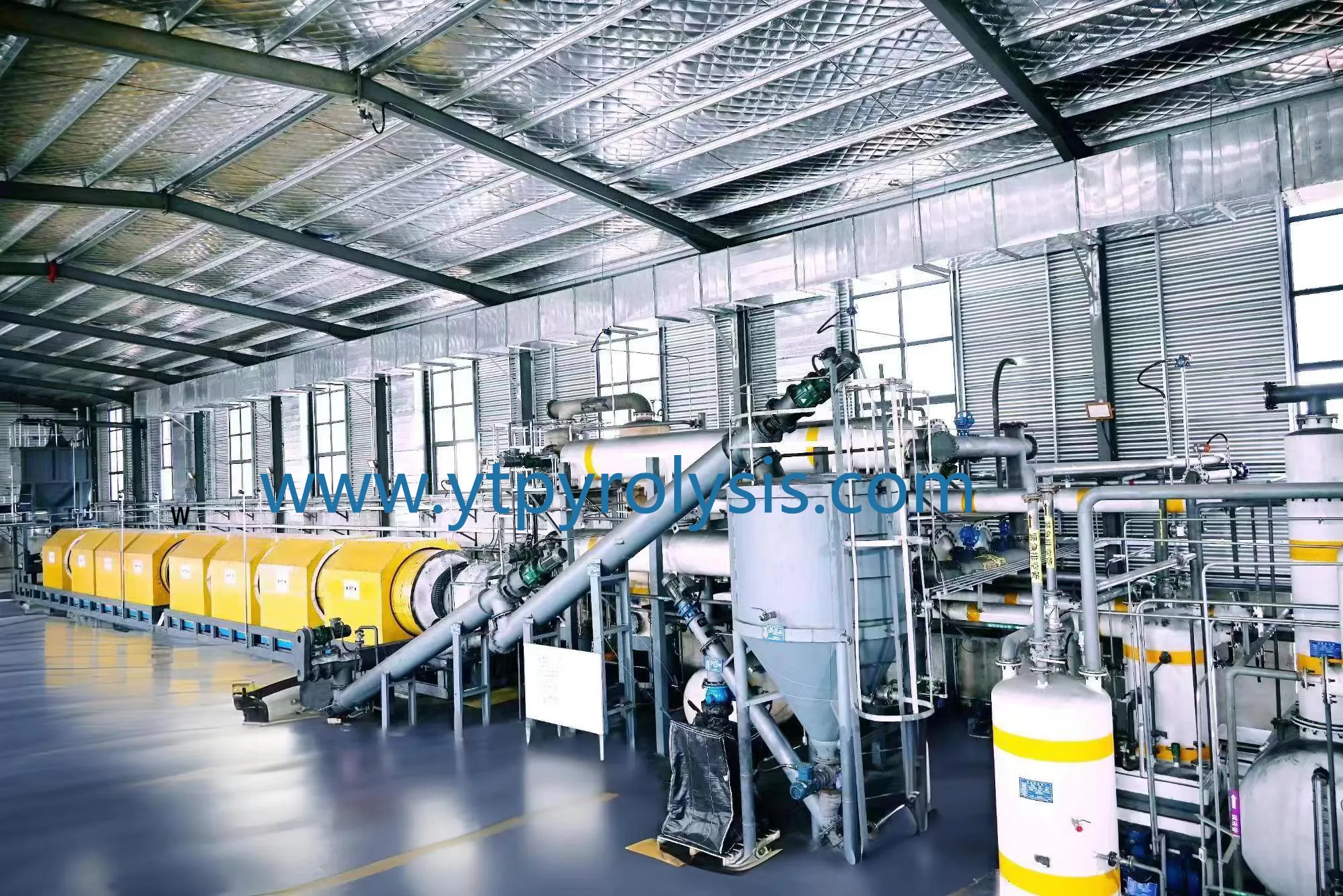 Congratulations!!! Our client factory site is now producing 50 tons of full continuous pyrolysis machine