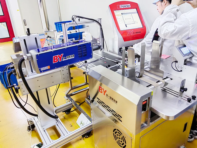 Machine de pagination d'inspection visuelle d'impression laser de carton client application site