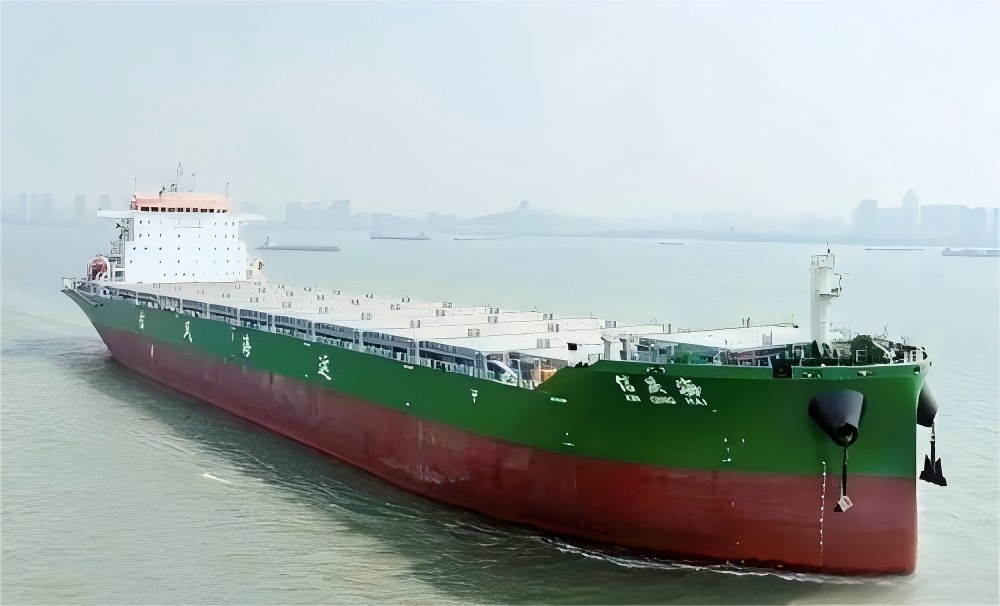 熱烈慶祝新?lián)P子造船交付信風(fēng)海運(yùn)第二艘4600TEU集裝箱船 熱烈慶祝新?lián)P子造船交付信風(fēng)海運(yùn)第二艘4600TEU集裝箱船
