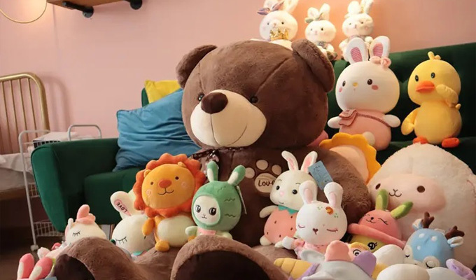 What are plush toys available