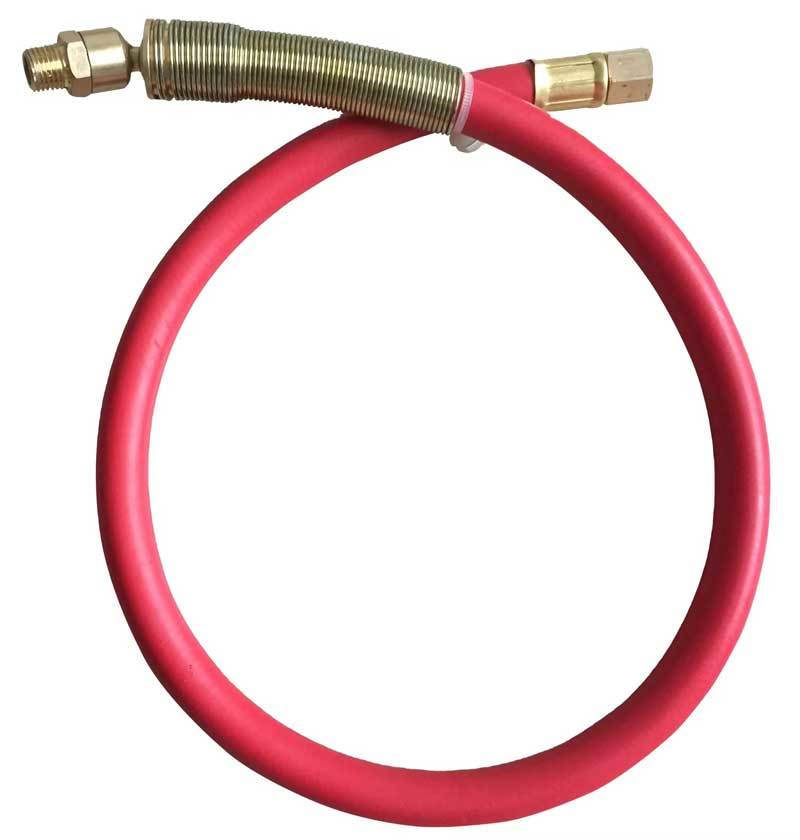 300psi Air Compressor Whip Hose / Leader Hose 3/8x3ft for connecting air compressor to get your jobsite work easier