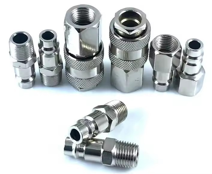 Euro Type or German Type Coupler and Plug with BSP thread for Automotive shop and pneumatic tools applications