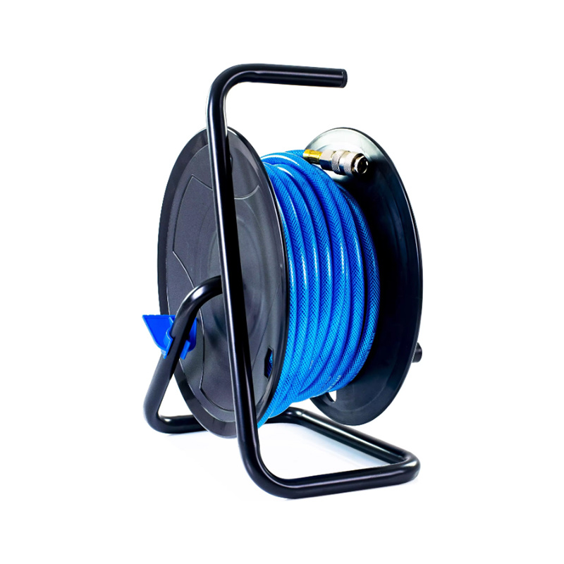 Compressed Hand Crank air hose reel with 20M air hose