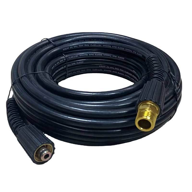 China Fast Delivery 3200psi Pressure washer hose with M22 fittings 1/4