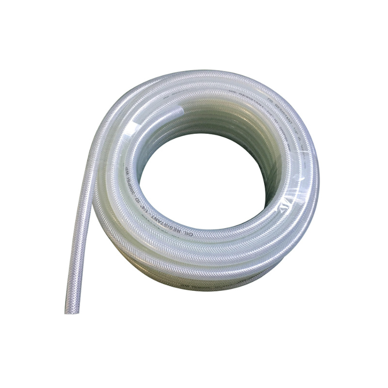 China factory directly supply High quality 1/2 PVC transparent braided hose