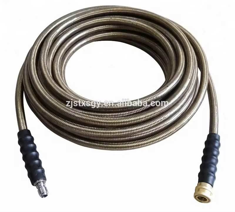 4000psi 275BAR High Pressure Washer Hose with 3/8x50ft PU Coated for both gas or electric pressure washers