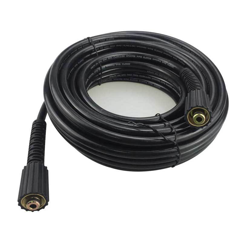 3000psi PVC Cover Pressure washer hose with M22 fittings 1/4