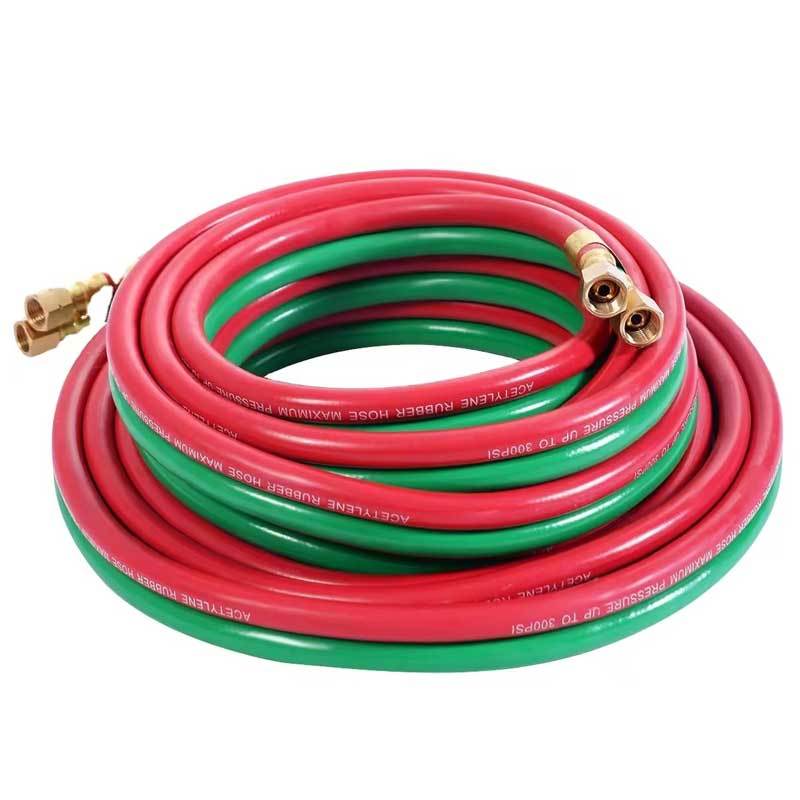 3/16x50ft High quality Oxygen/Acetylene Twin Welding Rubber Hose,Twin Line Welding Rubber Hose