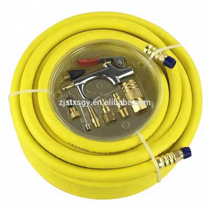 High Quality EPDM Rubber Air Compressor Hose Kits 3/8