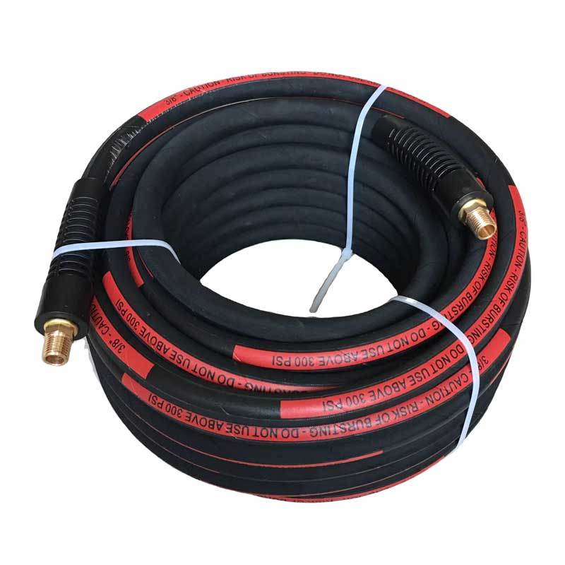 Durable Fabric Wrapped Rubber air compressor hose 3/8