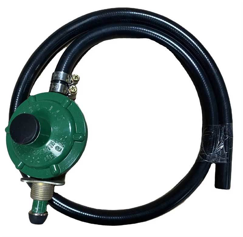 Factory Supply Flexible Gas Hose with Regulator & Clamps for South America Market, Home Cooking Gas Hose Set and Gas accessories