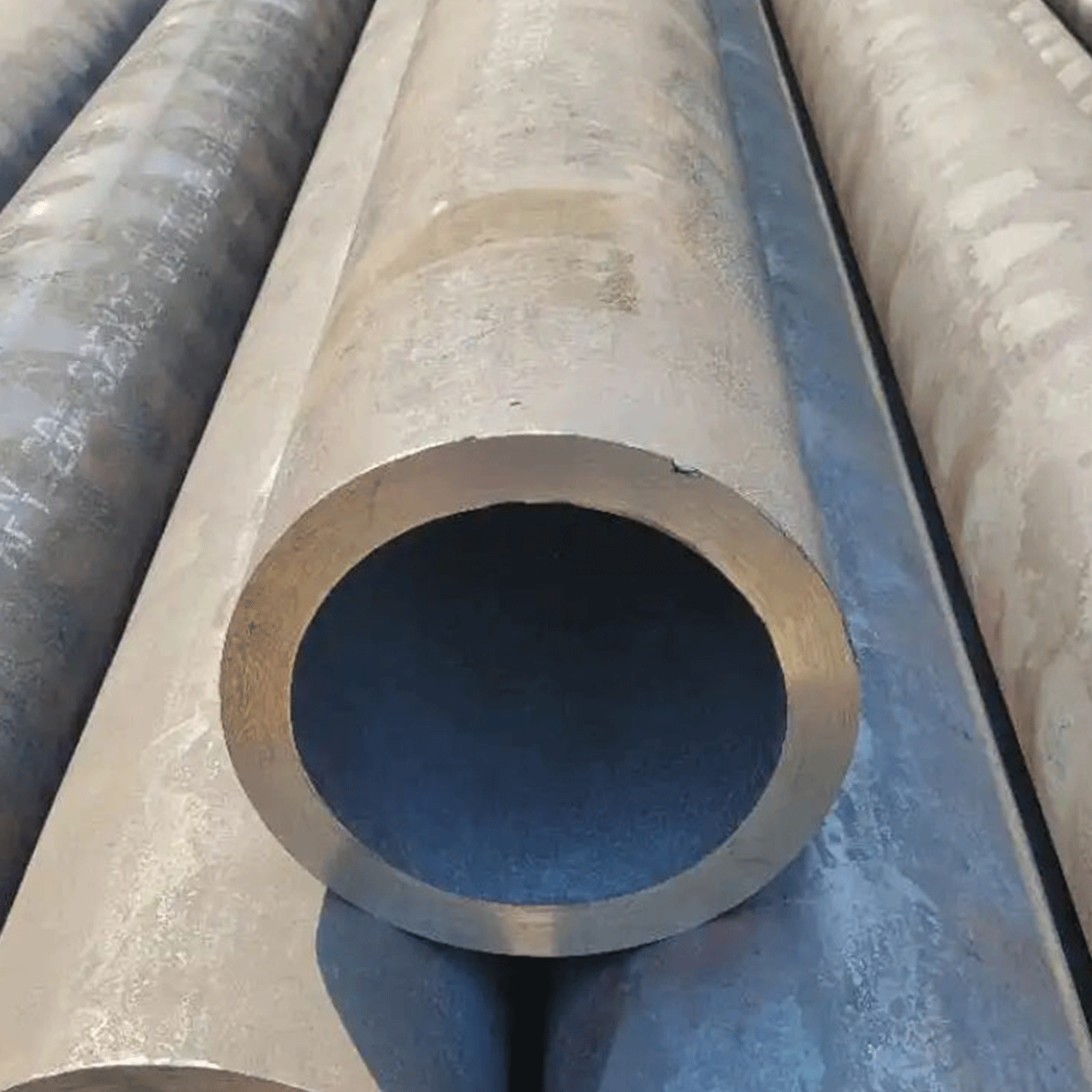 Seamless steel tubes for structural purposes