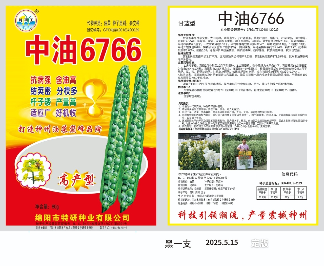 中油6766（80g袋装）