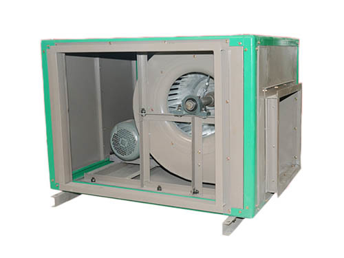 Cabinet centrifugal fan using environment