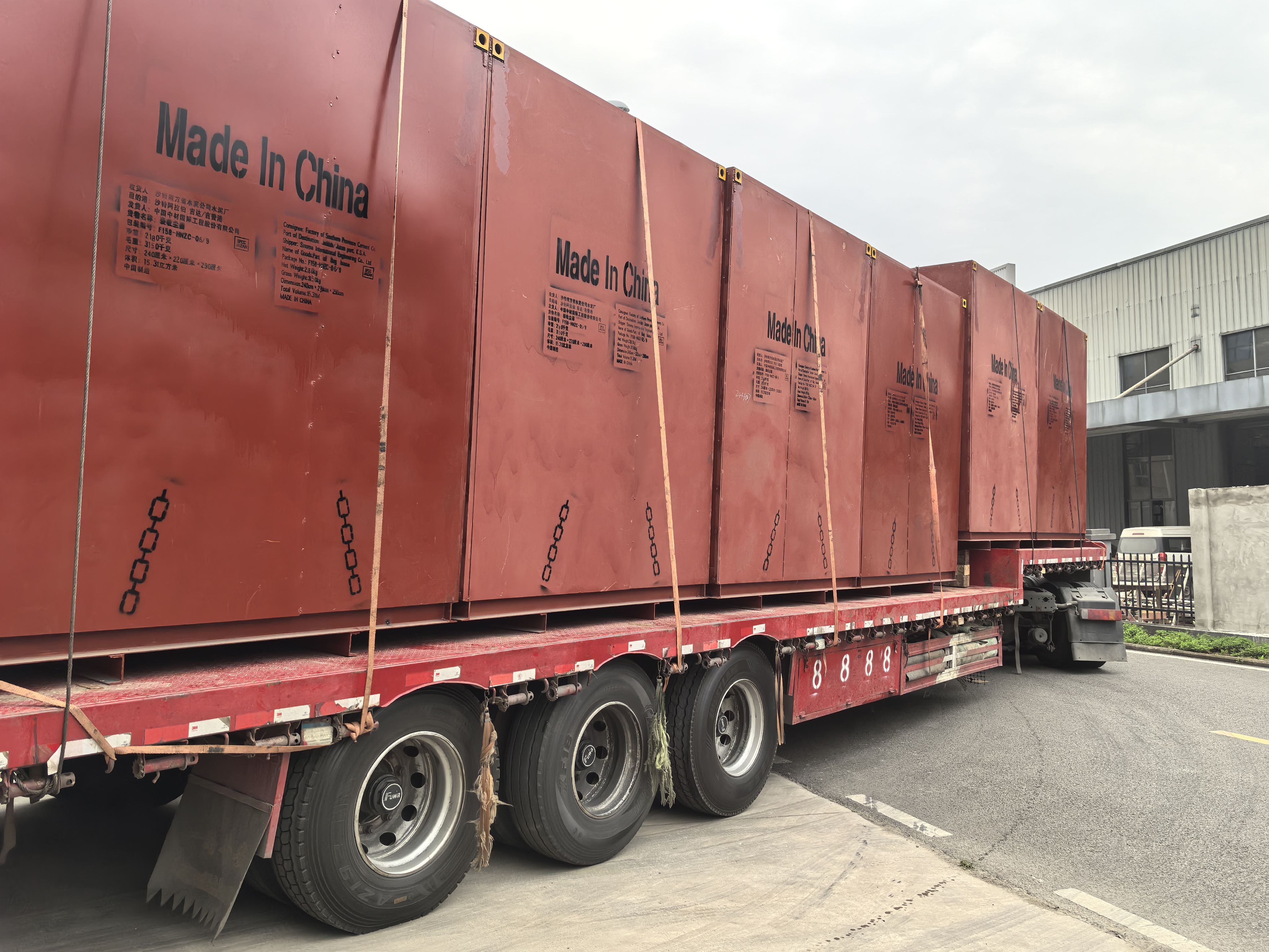 Axial flow fan outlet shipped to Saudi Arabia