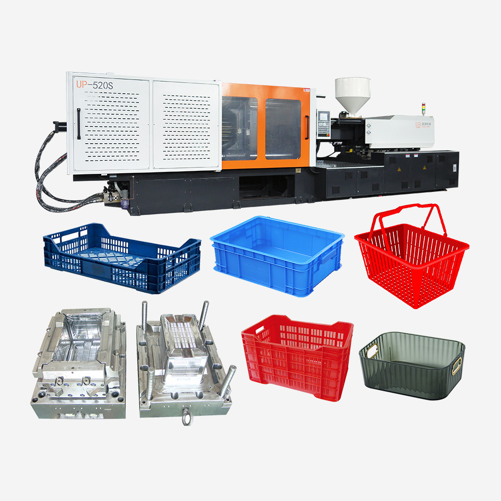Crate box basket injection molding machine