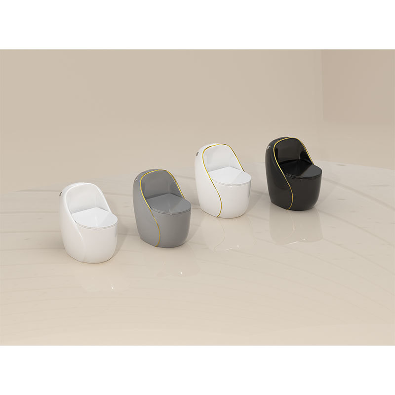 Egg shape toilet