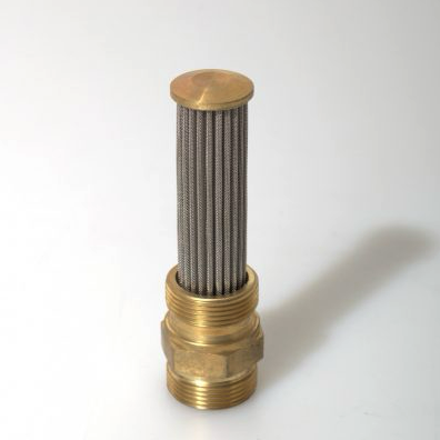 Cylindrical metal screen filter