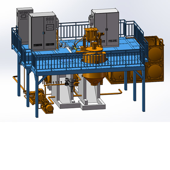 Equipo de molienda de polvo atomizado refrigerado por agua por pulverización de aire