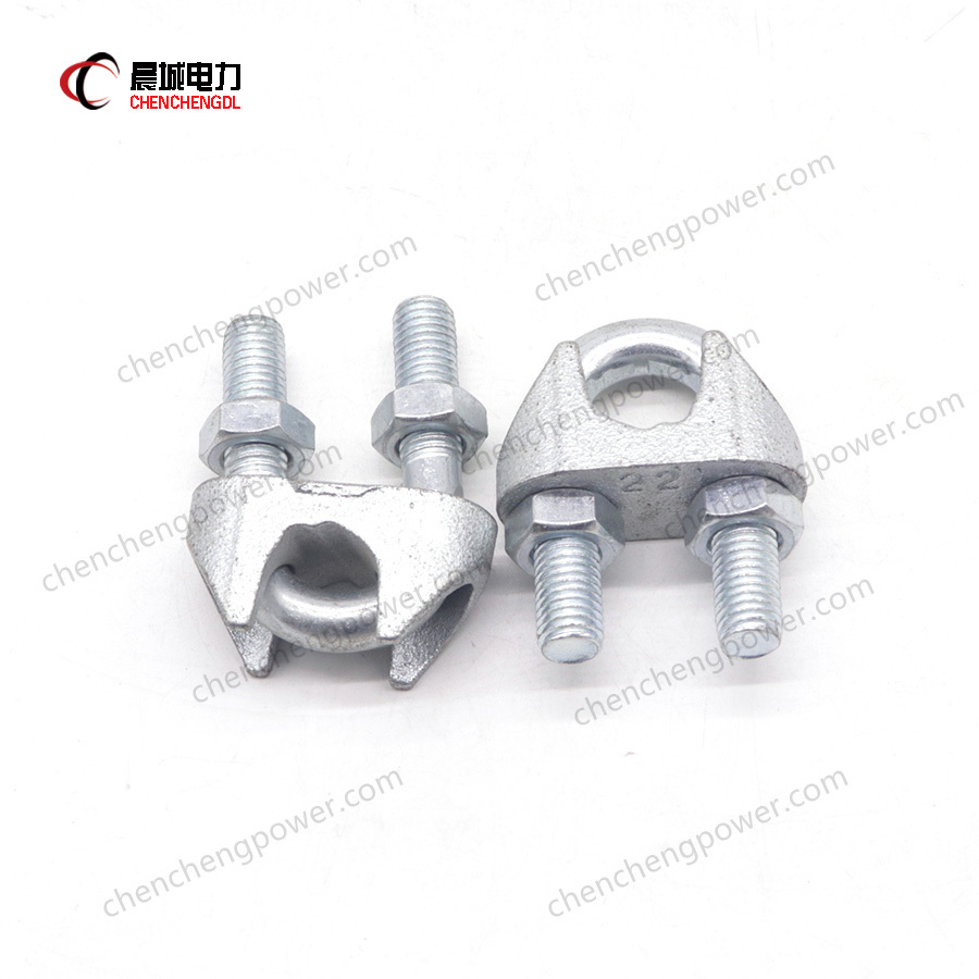 Electric power accessories Wire rope clamp
