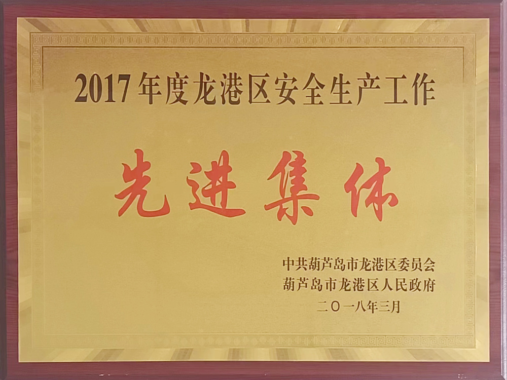 2017年度龍崗區(qū)安全生產(chǎn)工作先進(jìn)集體