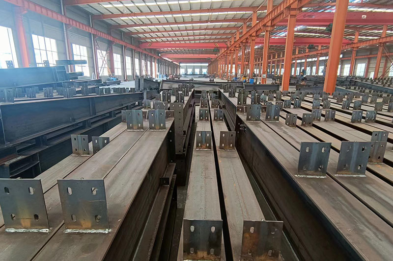 Processing and production of steel structure supporting products