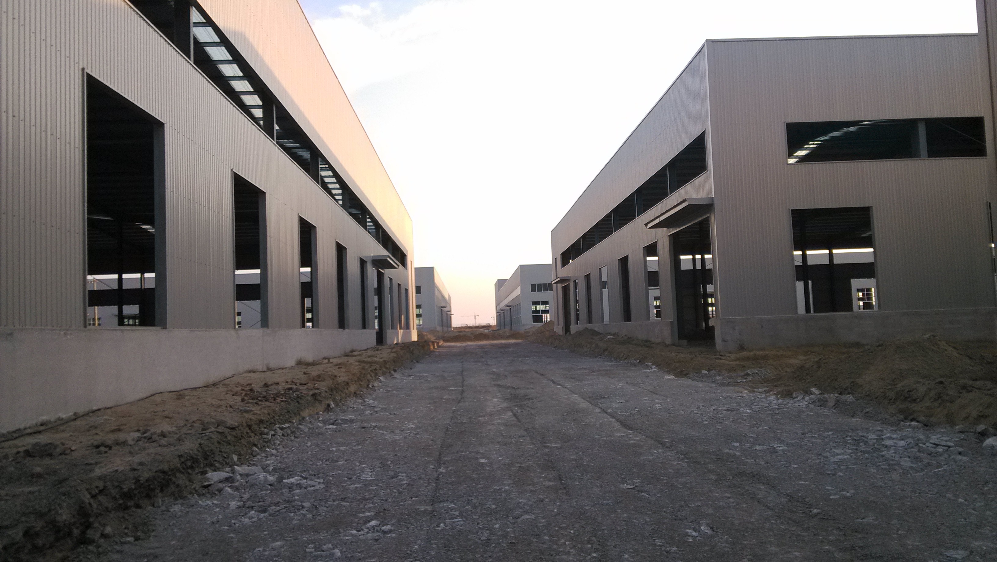 Industrial steel structure